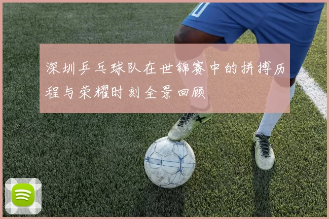深圳乒乓球队在世锦赛中的拼搏历程与荣耀时刻全景回顾