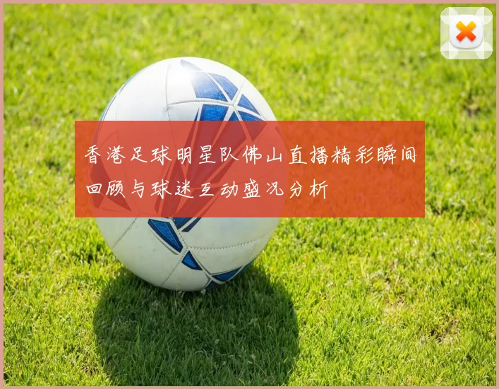 香港足球明星队佛山直播精彩瞬间回顾与球迷互动盛况分析